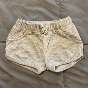 12-18m old navy girls gray sweatshorts